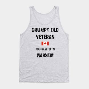 Grumpy Old Veteran (Canada) Tank Top